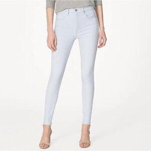 Paige Womens Margot Skinny Jeans Alba Light Blue Acid Wash High Rise size 26